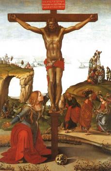 路加 西諾雷利 Christ on the Cross with Mary Magdalene 路加 西諾雷利 Christ on the Cross with Mary Magdalene